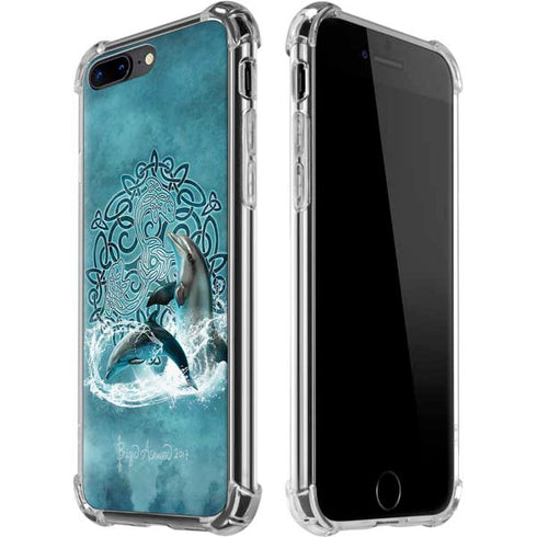 Celtic Dolphin by Brigid Ashwood iPhone Cases